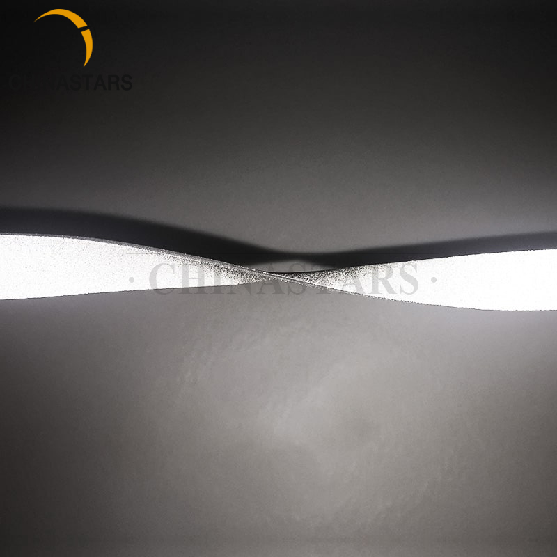 Wholesale silver double sided high reflective piping binding tape spandex stretchable fabric sew on for clothing edging