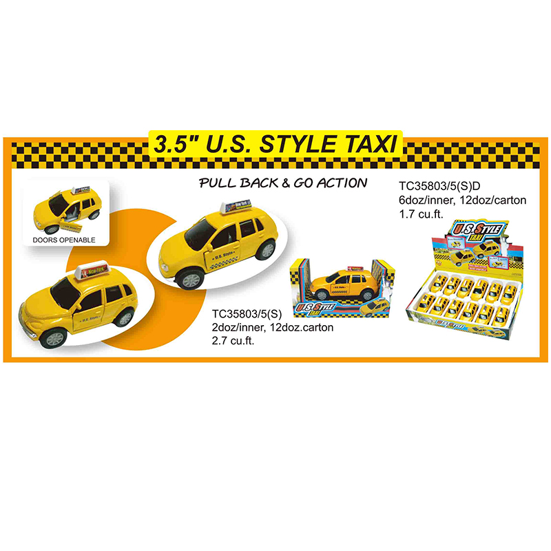 Pullback U.s. Style Taxi
