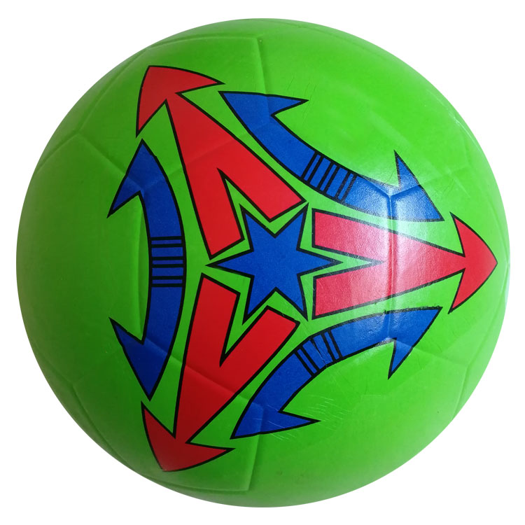 Hot sale customized design colorful children sports toy rubber football size 5