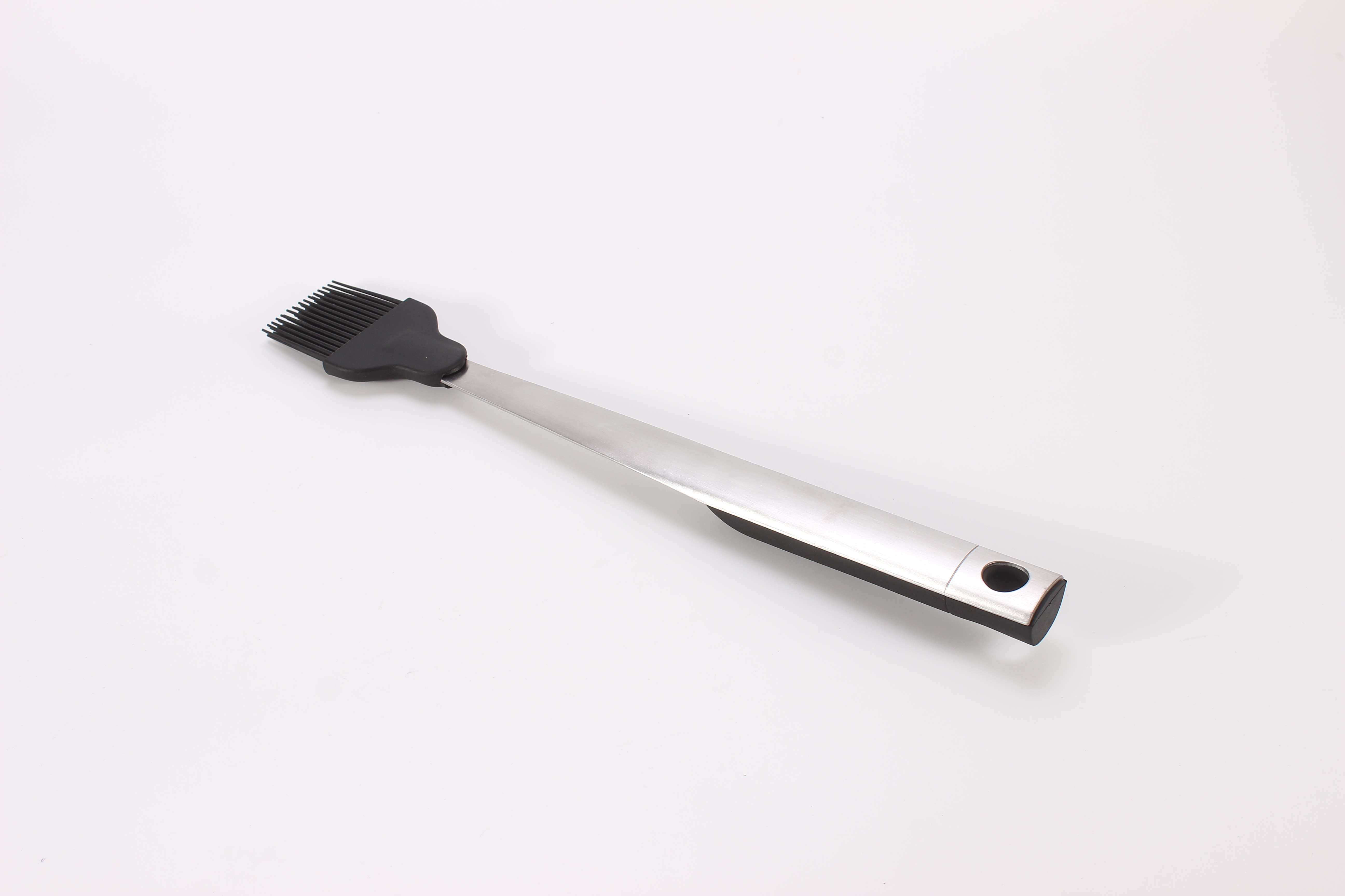 Selling silicone bbq brush in stainless steel handle