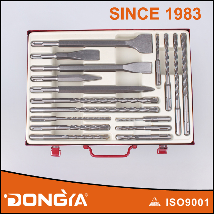 DONGYA 17PCS SDS-Plus Hammer Drill Chisel Set DY05071702
