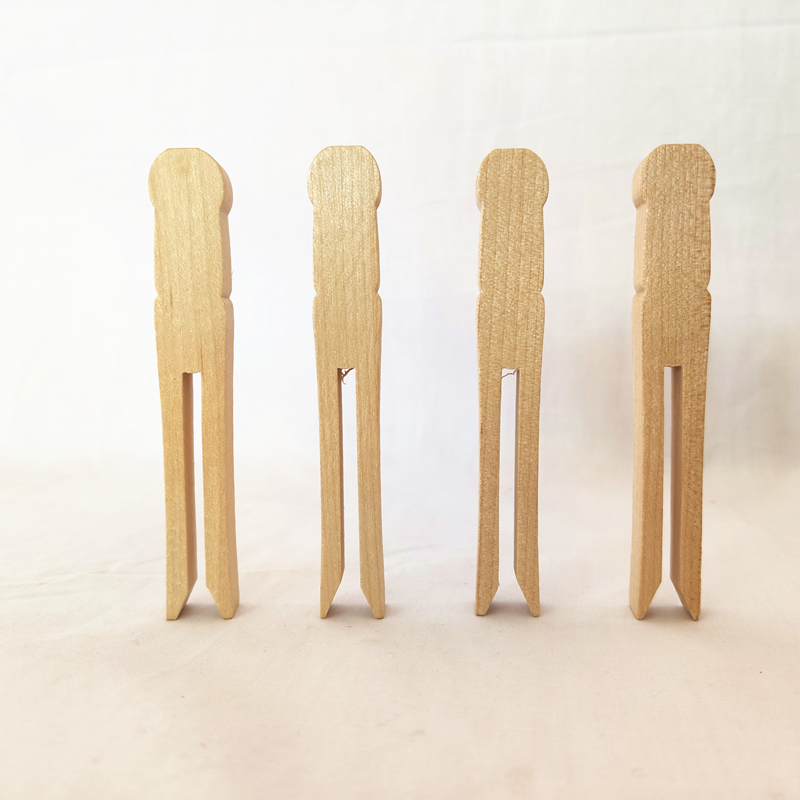 Wooden dolly pegs