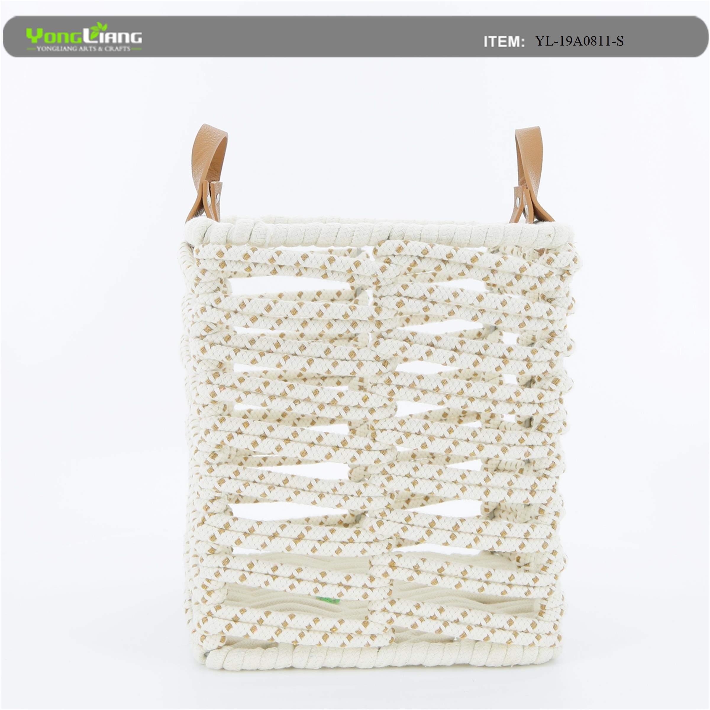 Poly Rope Weaving Storage Basket