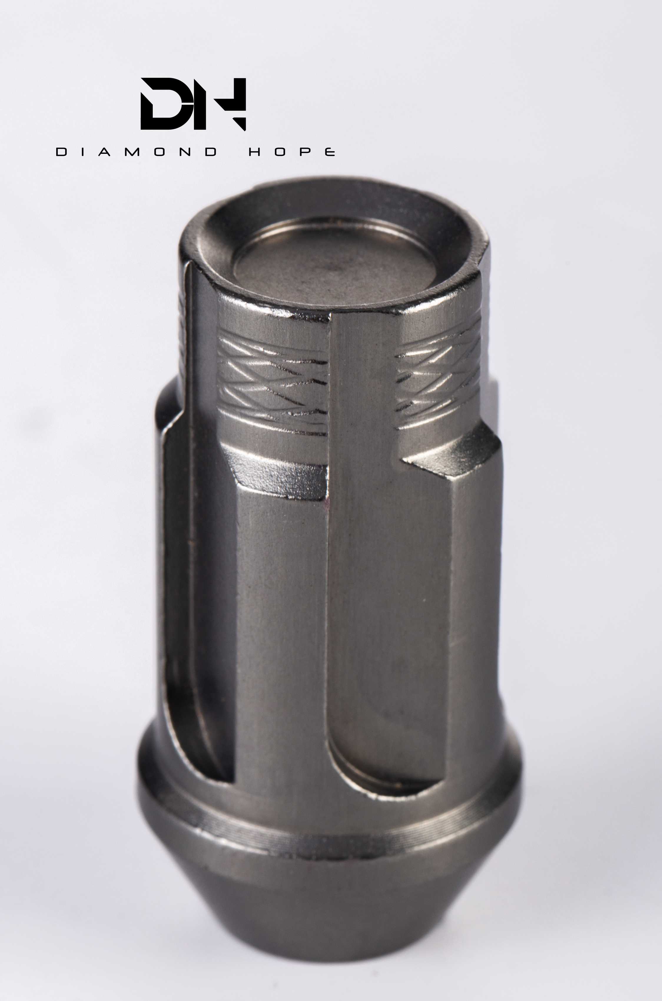 Gunmetal M12*1.25 wheel nut