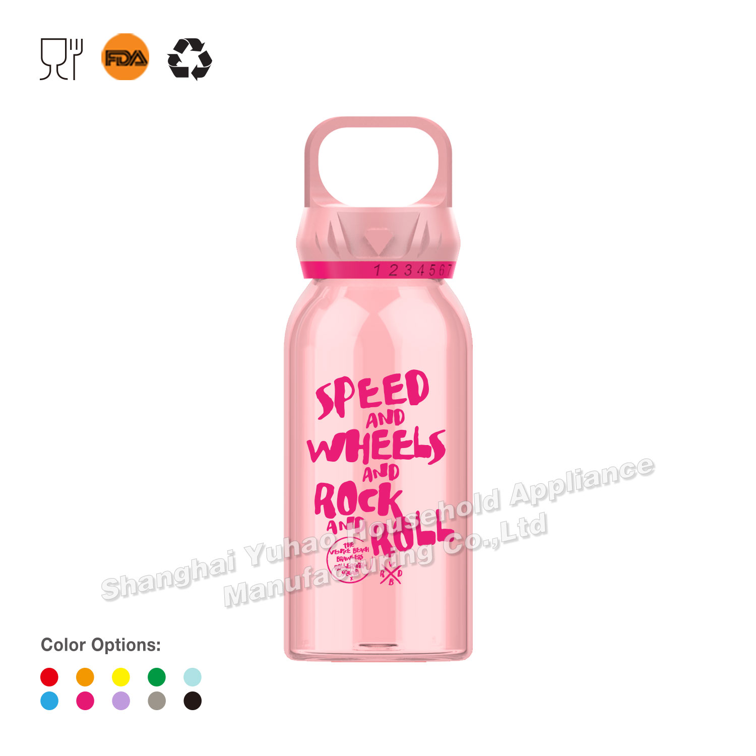 500ml Tritan Sports Water Bottle