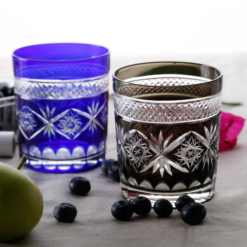 Beaker whiskey Shanya Craft Glassware SY4-544BL/BK