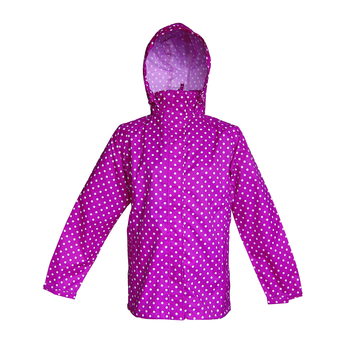 Ladies' allover print windbreak waterproof jacket with tape seam