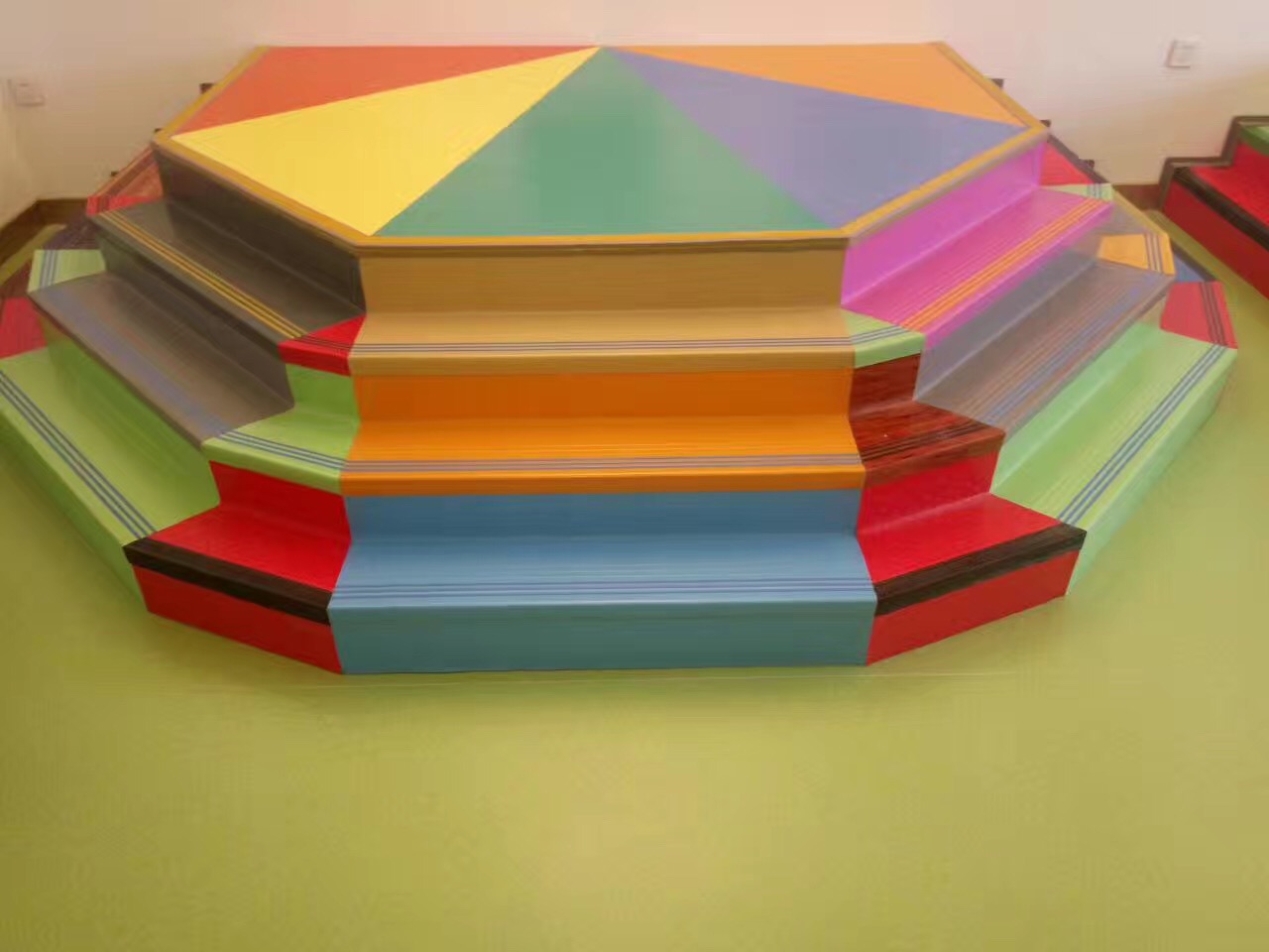 PVC plastic stair steps