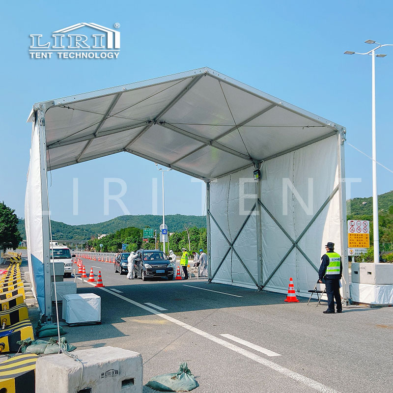 Large Temporary Vehicle Inspection Quarantine Security Tent