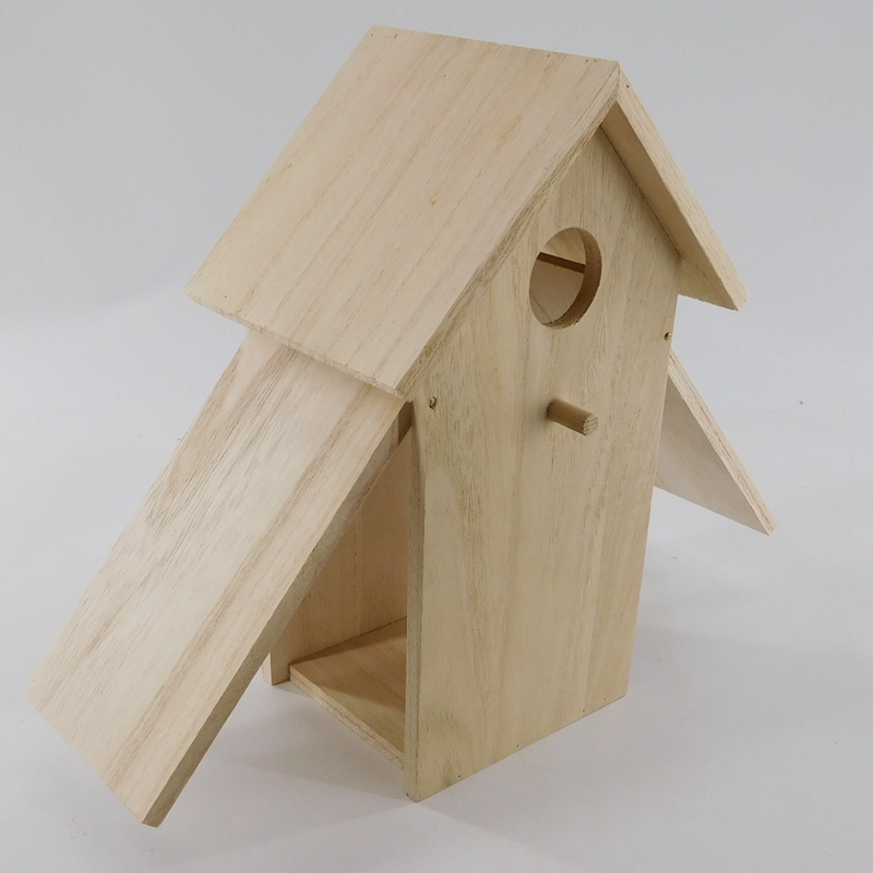 Wood bird house