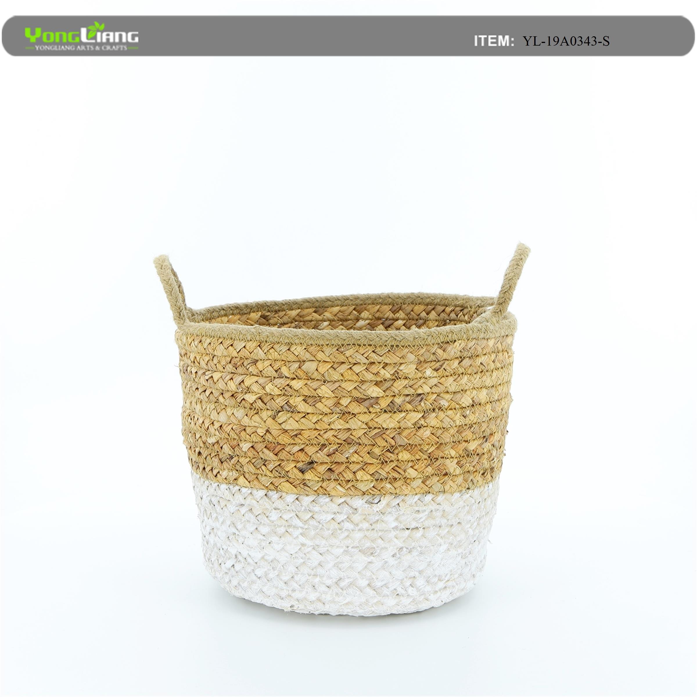 Water Hyacinth Storage Basket