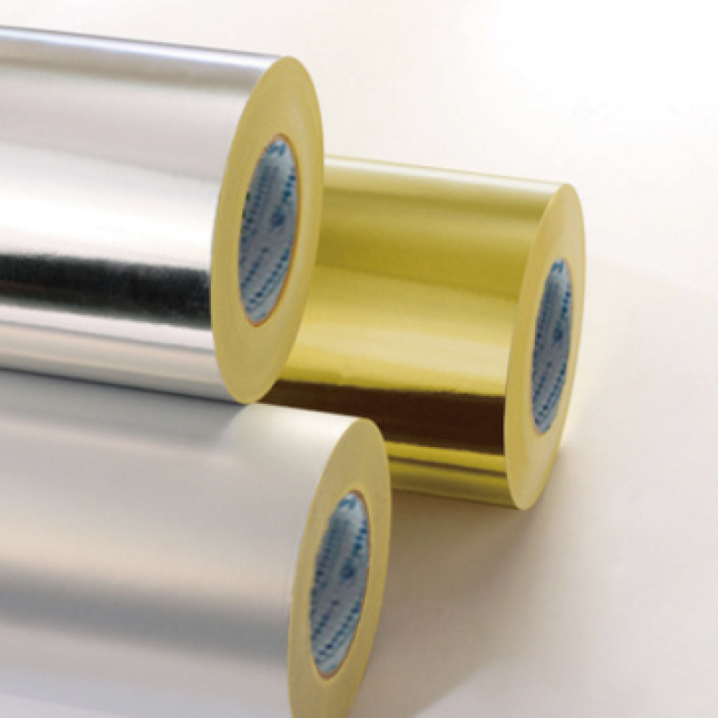 Aluminized paper adhesive sticker