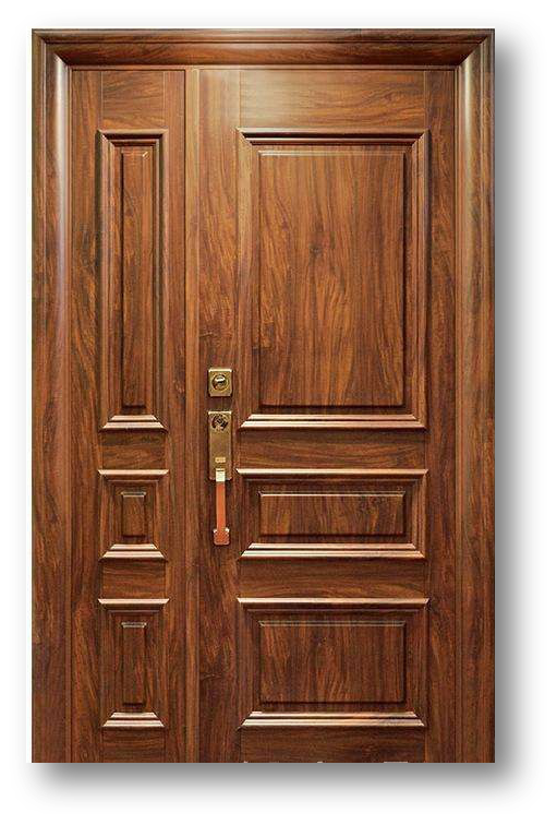 Fire resistant timber doorsets with steel structure