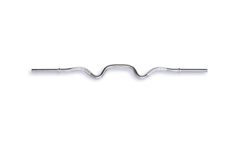 47" chrome spinlock bar with big bend