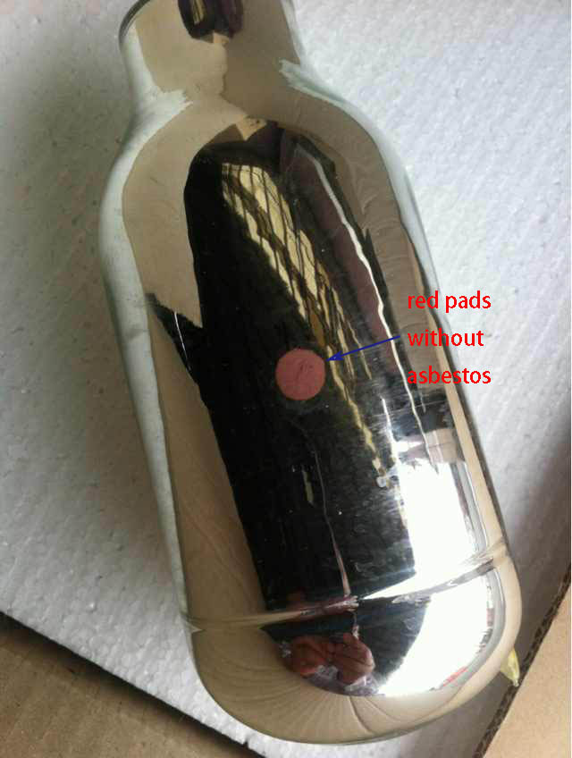 Glass Refill Wiht Red Pads