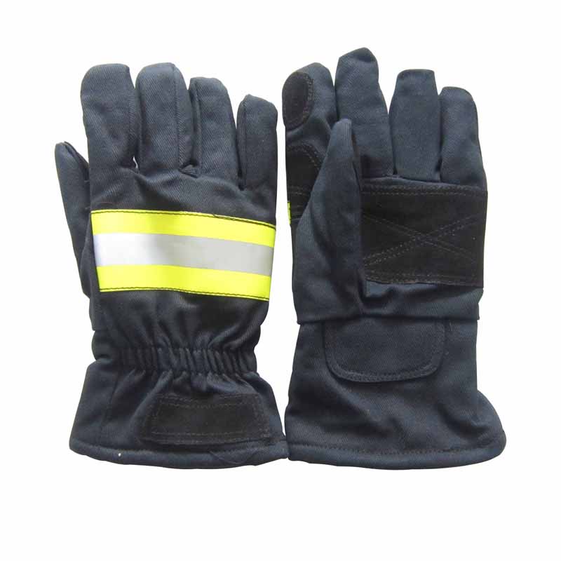 Reflective Fire Resistant Waterproof Fire Fighting Gloves