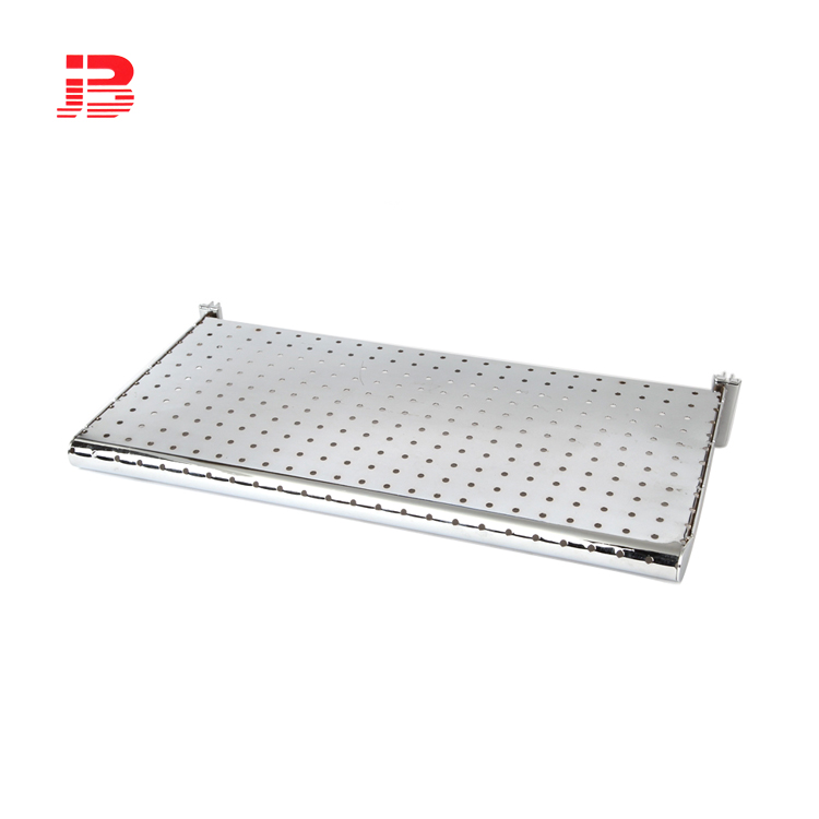 Slotted channel pegboard display rack