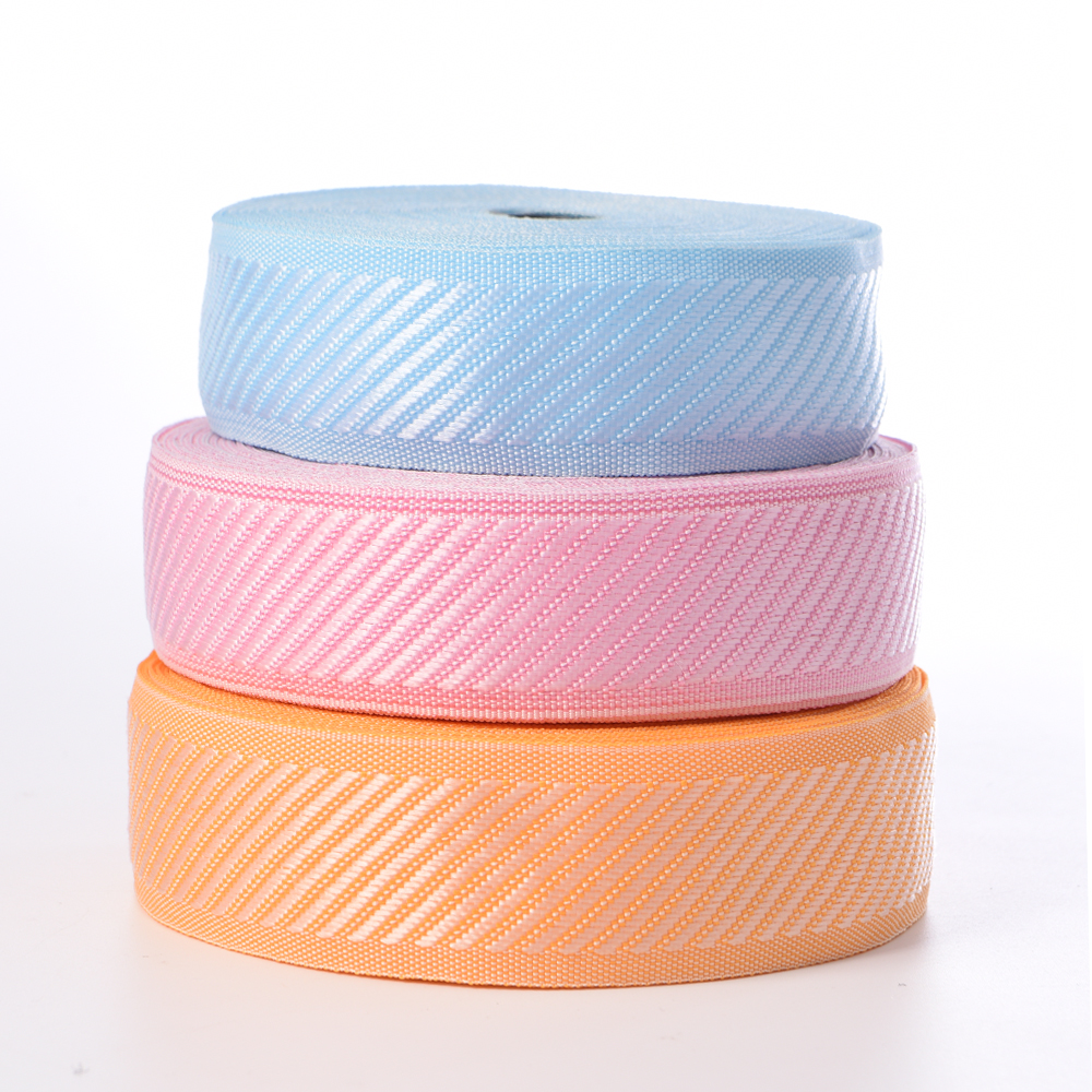 Striped Polyester Jacquard Mattress Edge Tape