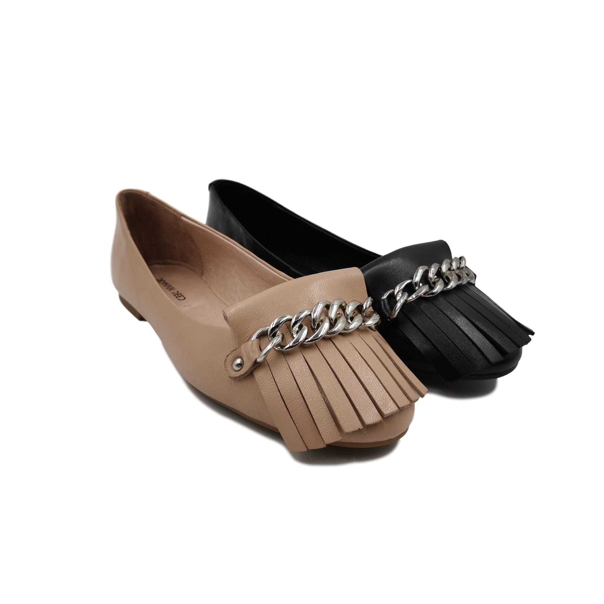 Genuine Leather Flats Shoes Tassal Moccasins