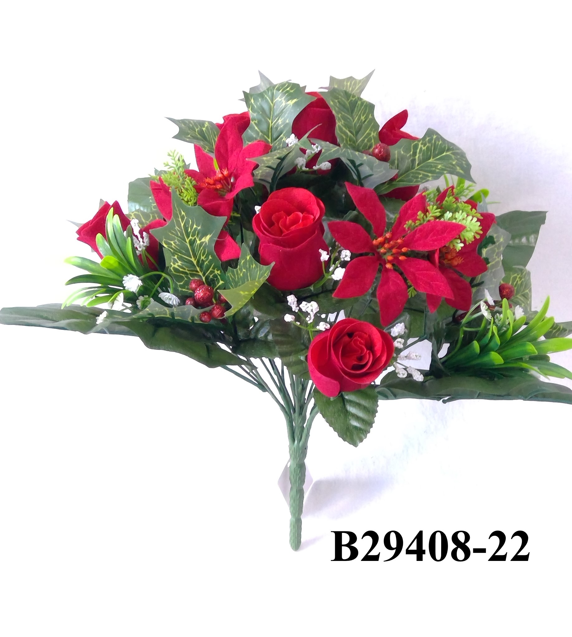 Rose &Poinsettia mix bush x 22
