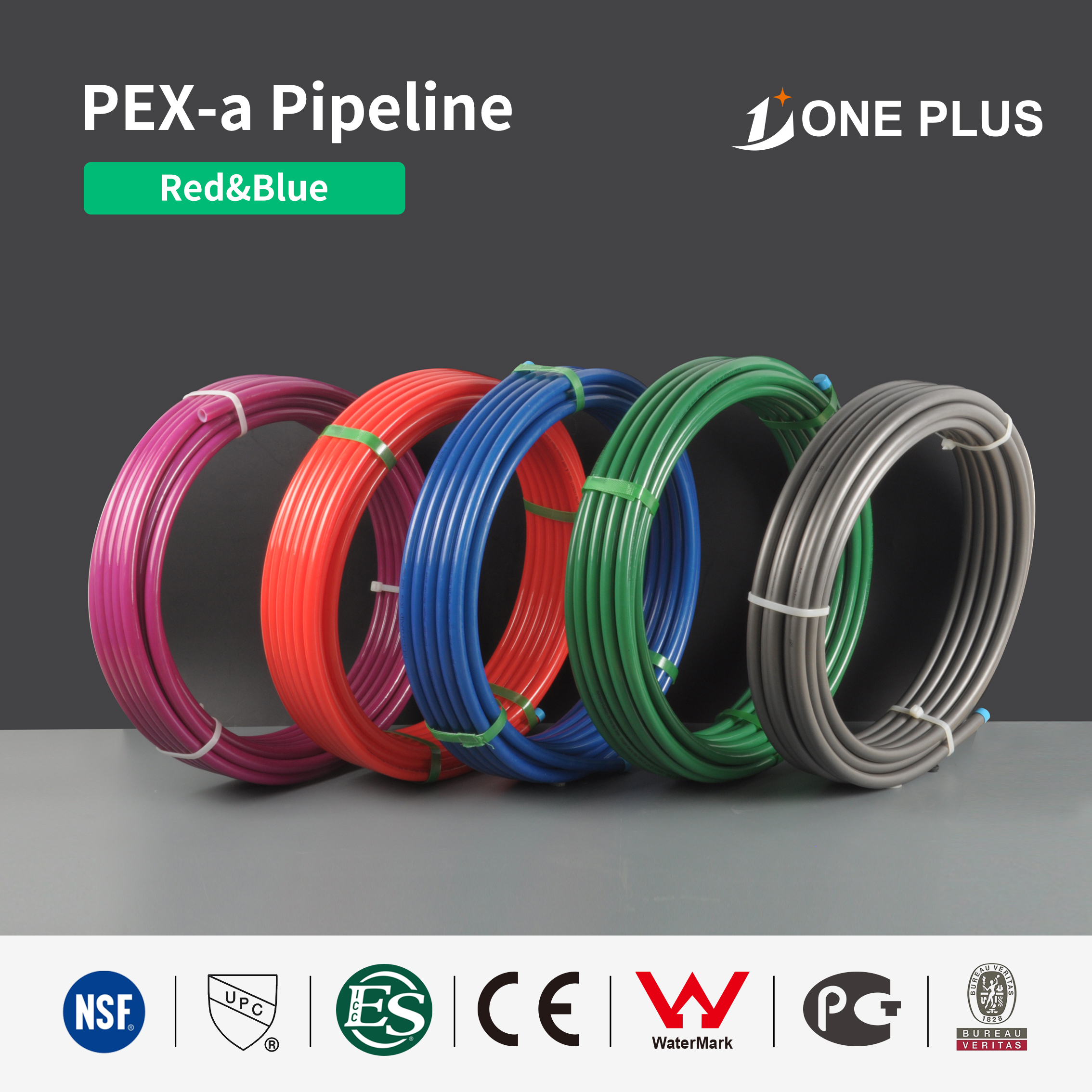 PE-Xa Color pipe ISO 15875