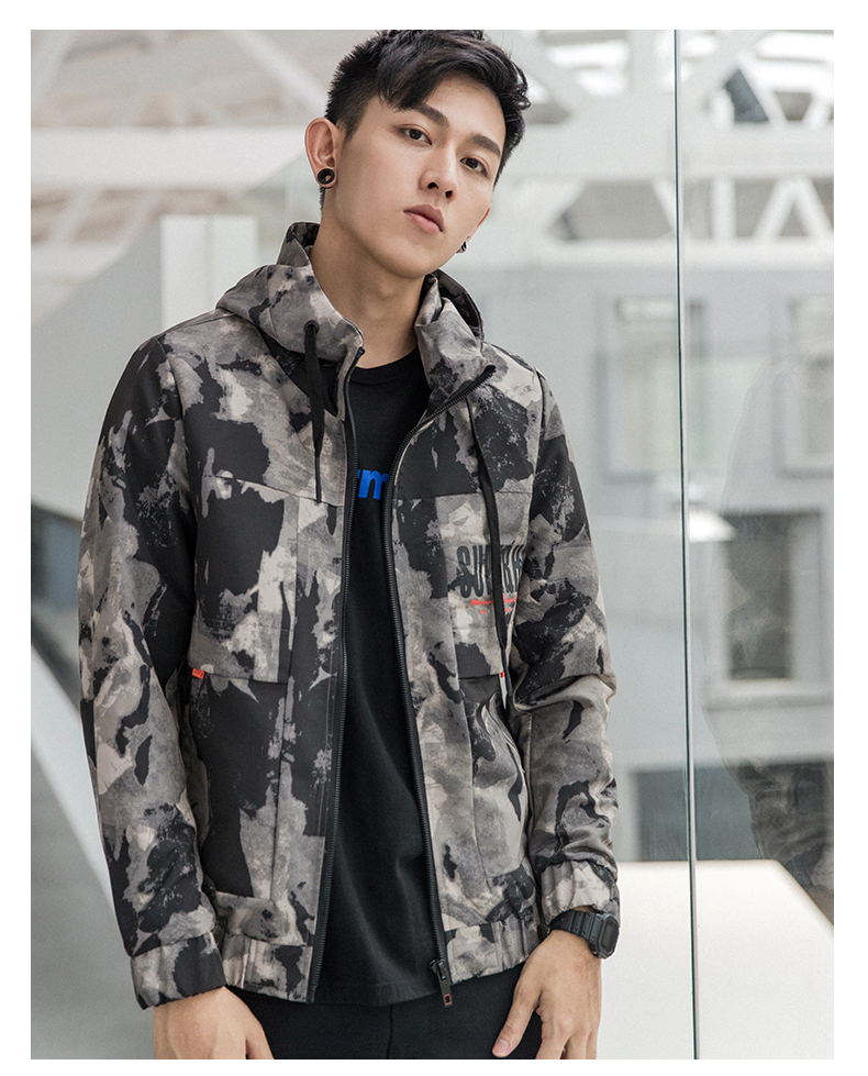 Men camo jacket