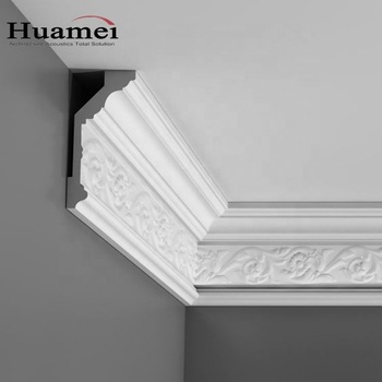 gypsum ceiling cornice，gypsum line,gypsum moulding,flower cornice