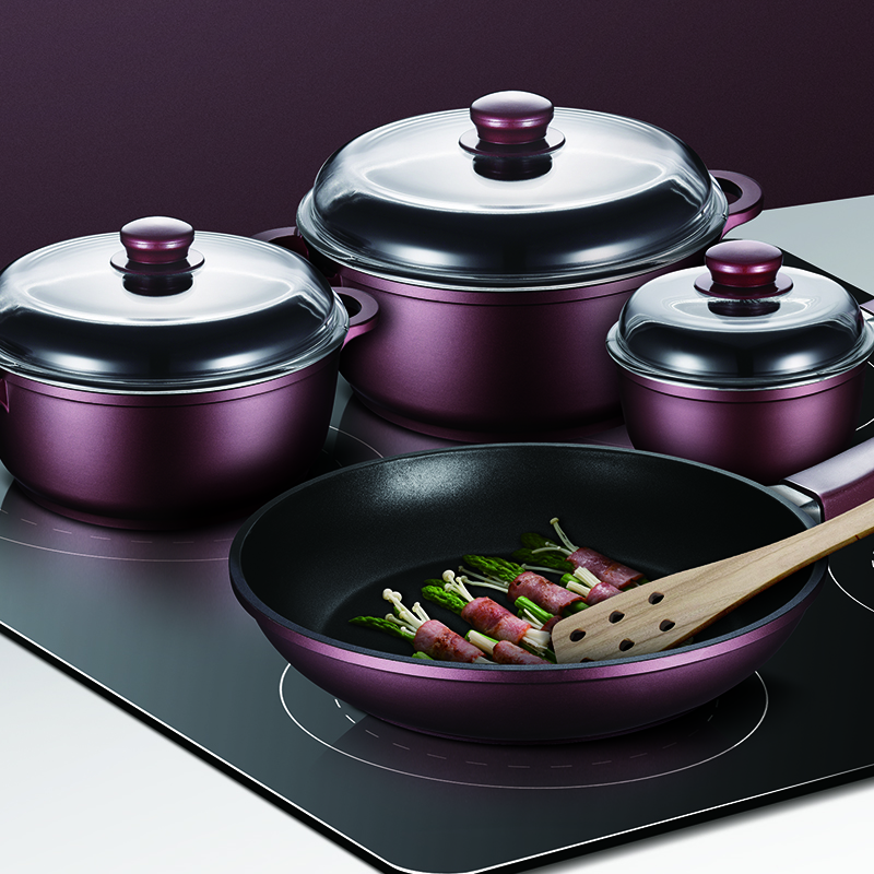 Classic die cast aluminum 7pcs cookware set