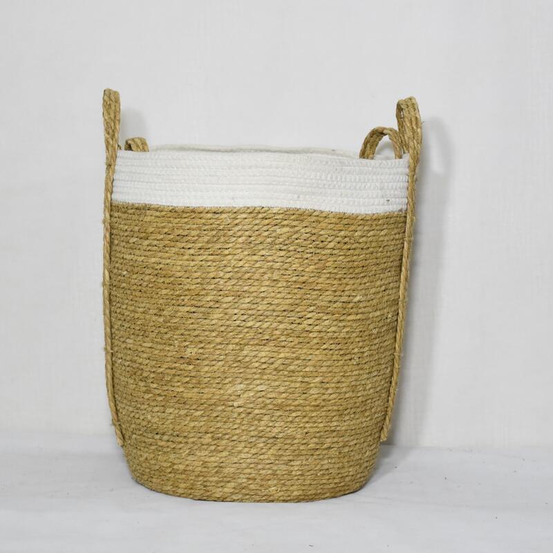 Woven Straw Basket