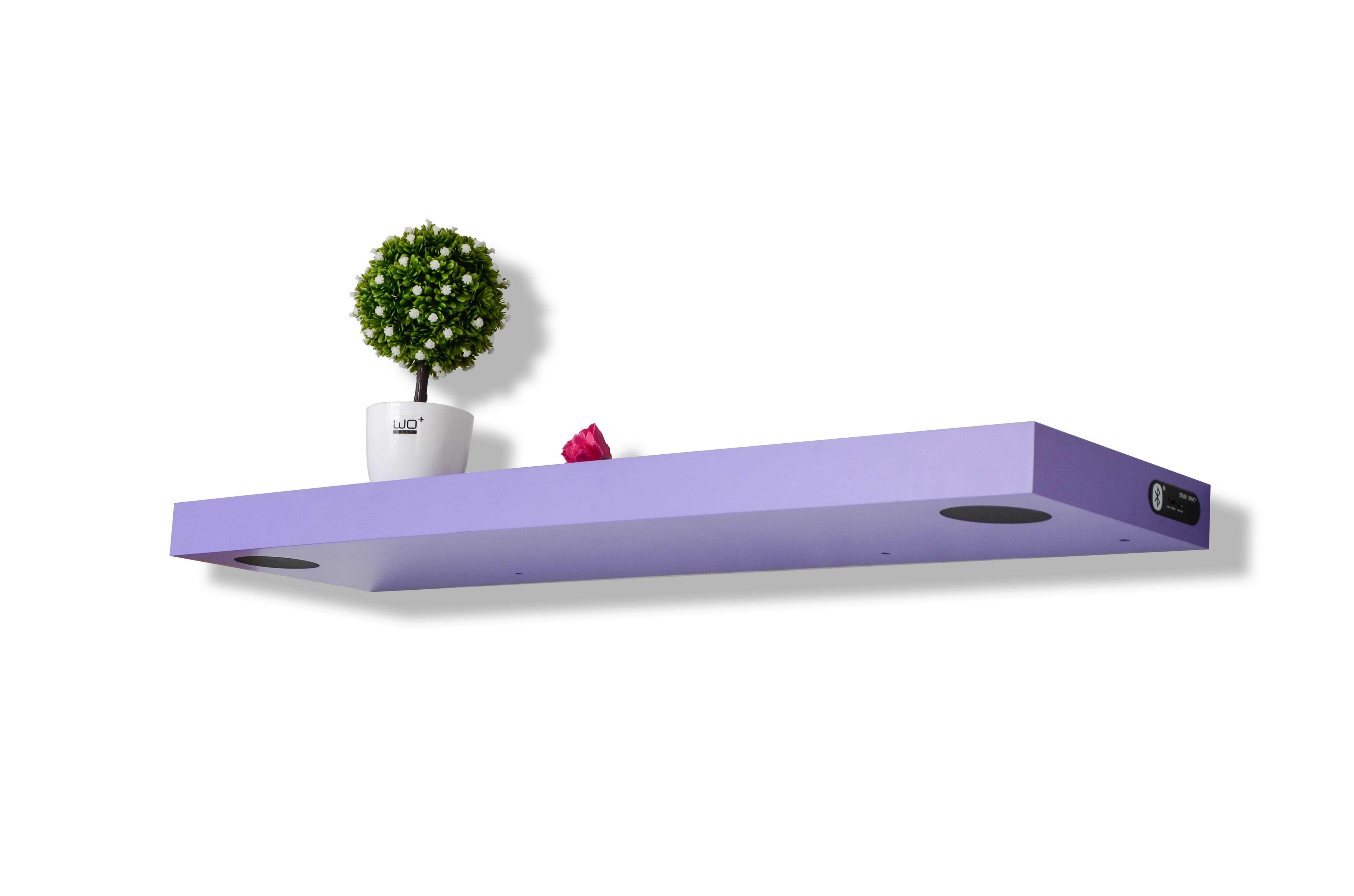 The versatile floating speaker wall shelf