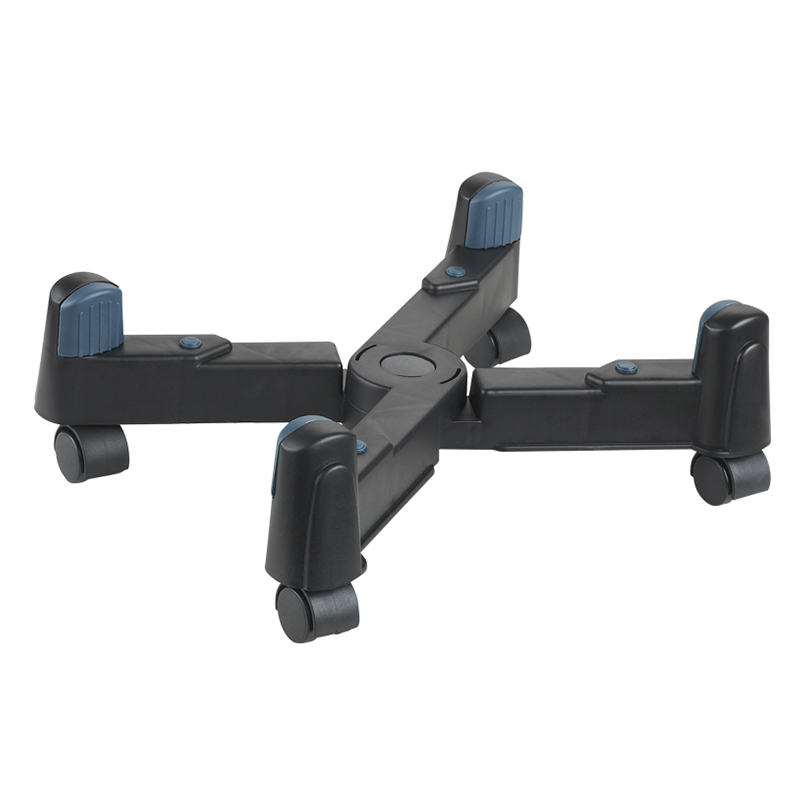 Plastic CPU stand with four wheels