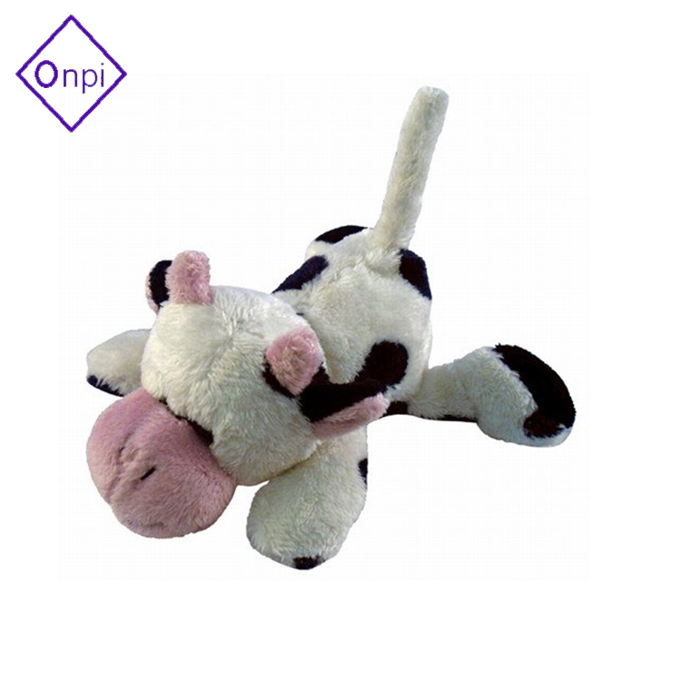 Cheap magnet toy plush animal magnet cow toy