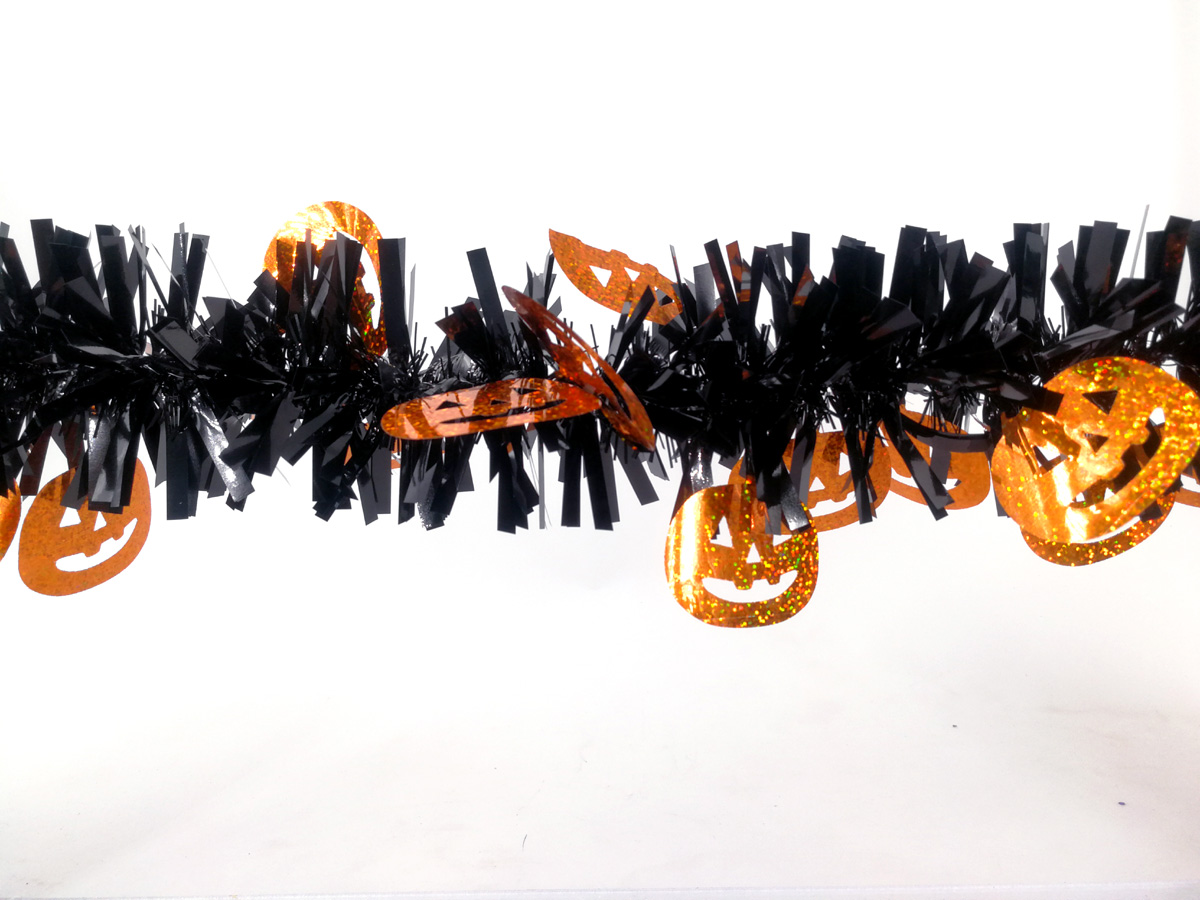 Halloween Tinsel Garland