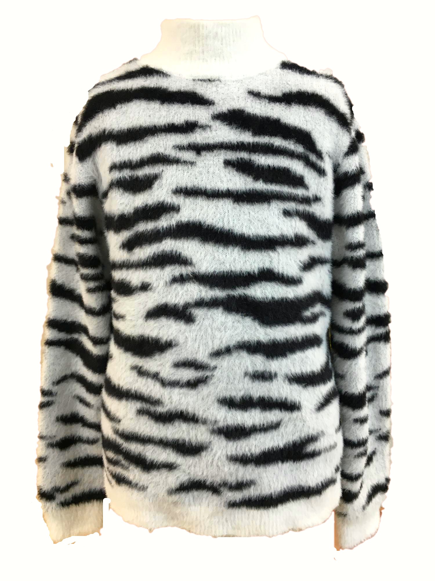 Girl's sweater jacquad pullover