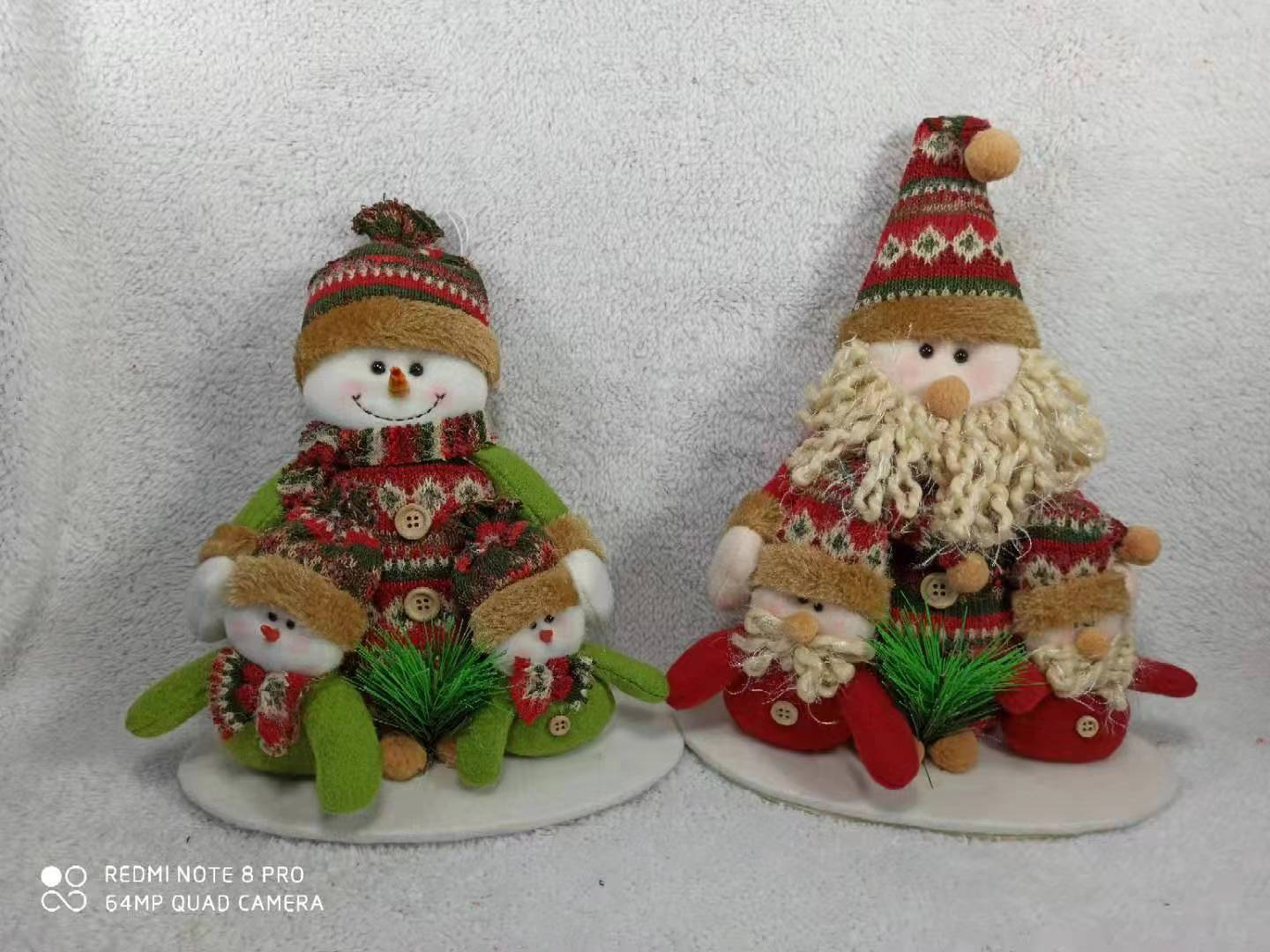 Christmas snowman Santa Claus