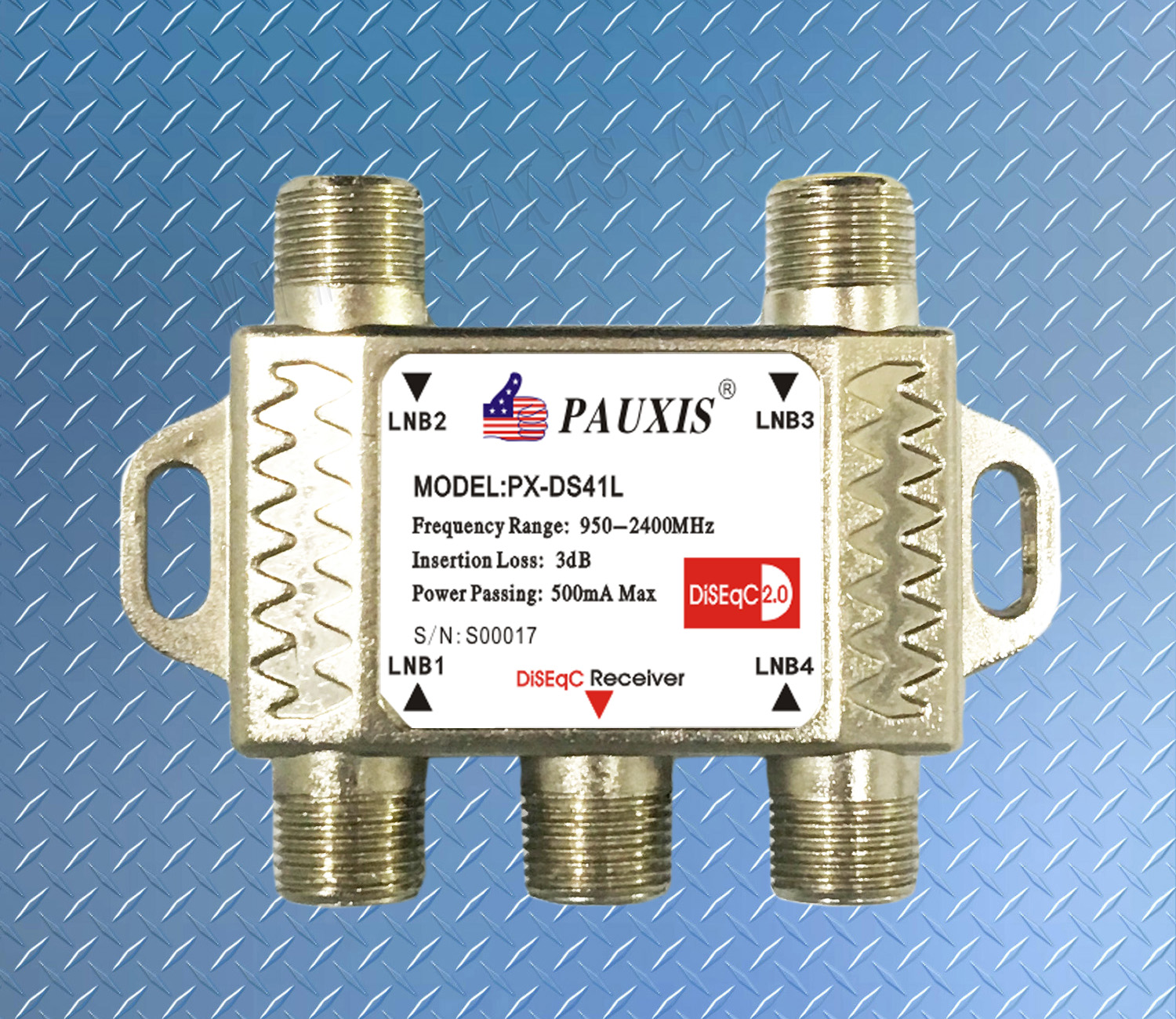 DS41D DiSEqC Switch 4 in 1