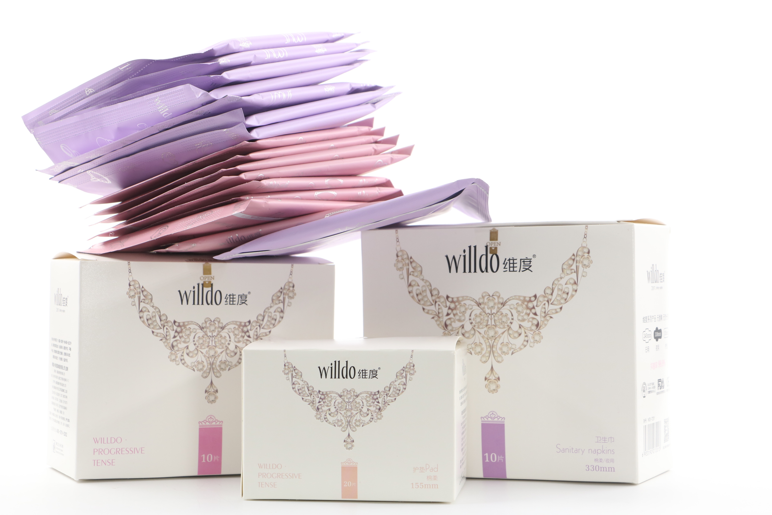 High End Quality Anion Chip Sanitary Pad Ladies Napkins
