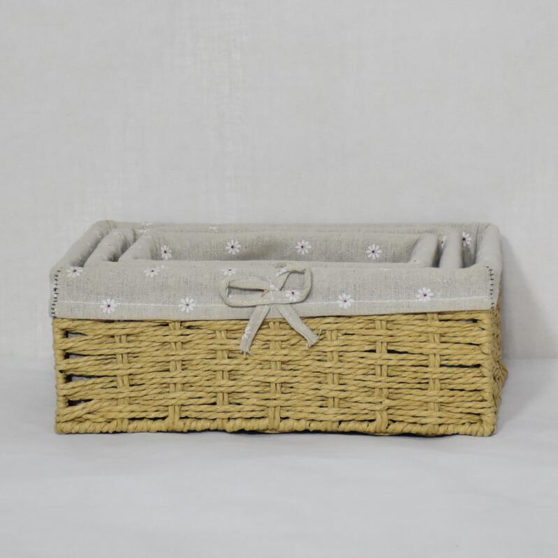 Woven Paper Rope Basket