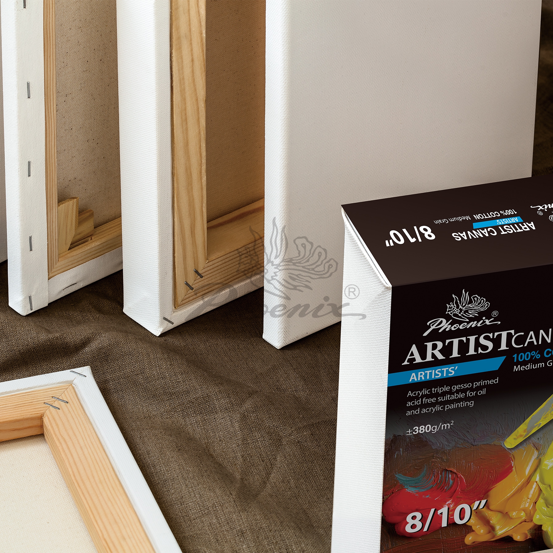 Staples Free Edge Stretched Canvas