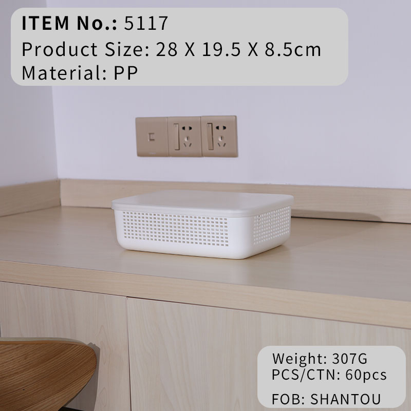 5117 Storage box with lid