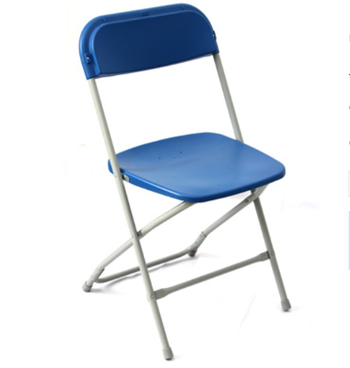 Steel folding chair