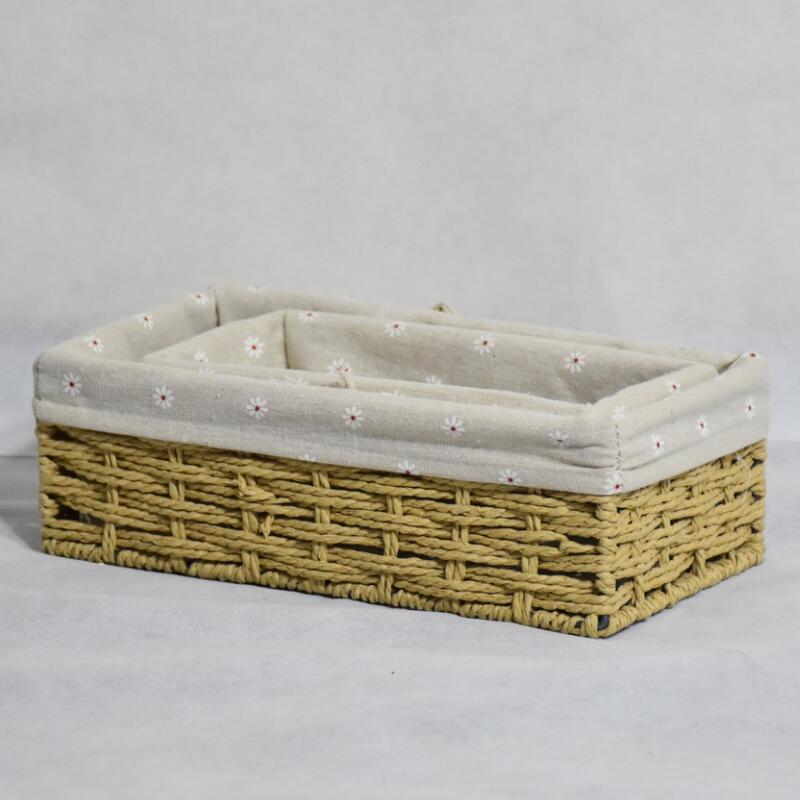 Woven Paper Rope Basket