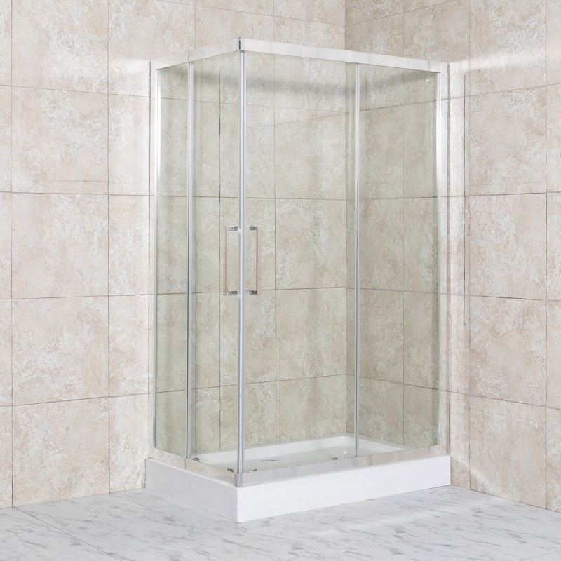 Rectangle Shape Shower Enclosure With Shower ABS Shower Tray