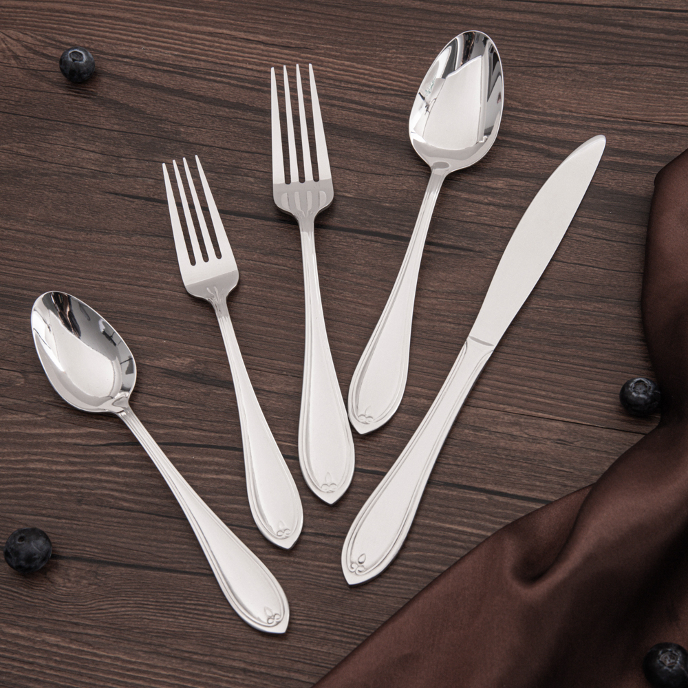 20pcs stainless steel flatware set for home restaurant