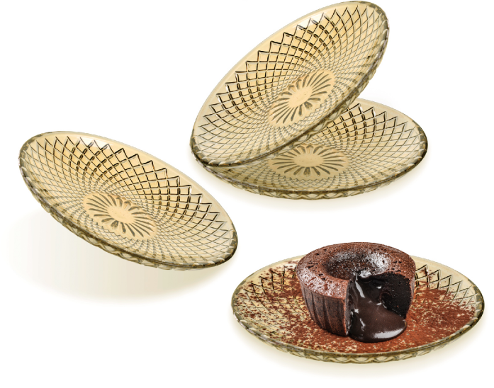 MP2233Glass Cake plate fruit plate