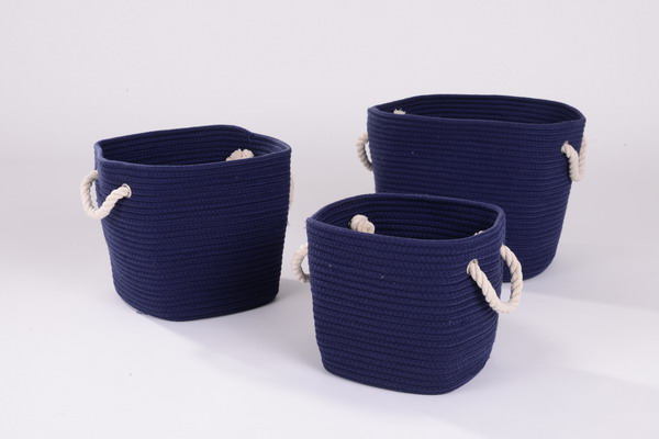 Cotton rope baskets - GRS