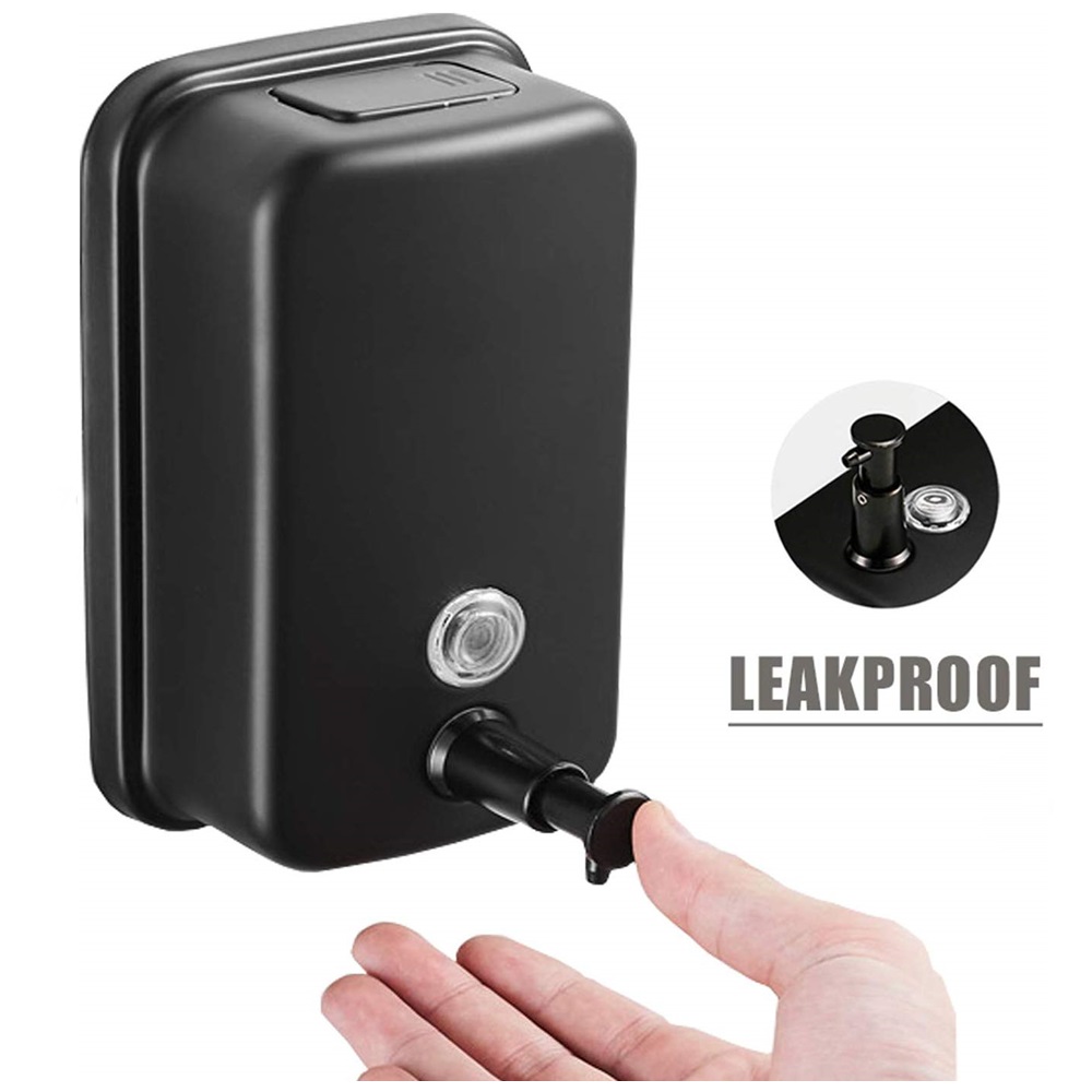 Square soap dispenser bathroom toilet kitchen hotel push-type manual soap dispenser