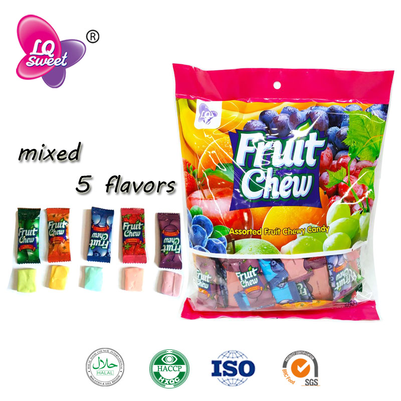 Mixed fruit chew candy