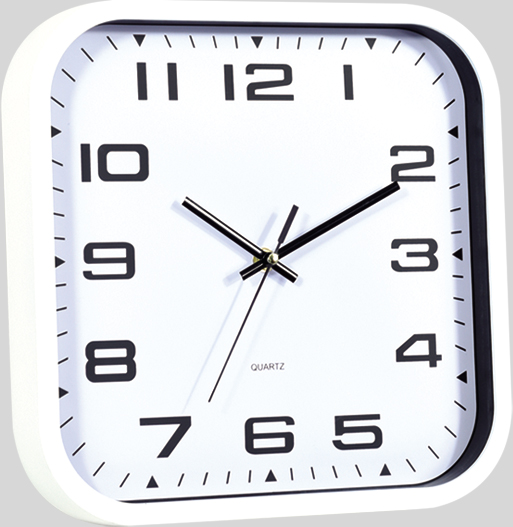 Wall clock; quartz clock; best sale; promotion; gift; simple square clock; 11inch 28.5cm