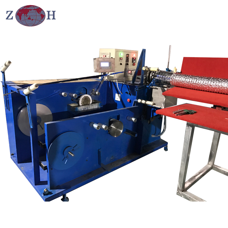 aluminum flexible duct forming machine